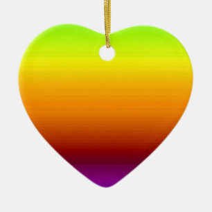 Spectrum van horizontale kleuren -3 keramisch ornament