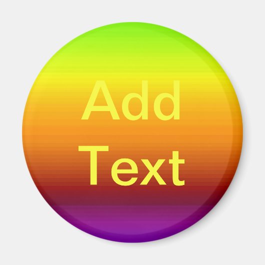 Spectrum van horizontale kleuren -3 magneet (Voorkant)