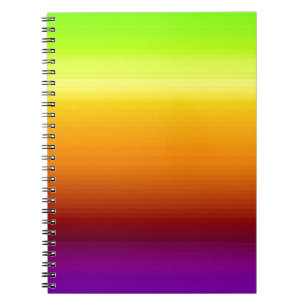 Spectrum van horizontale kleuren -3 notitieboek