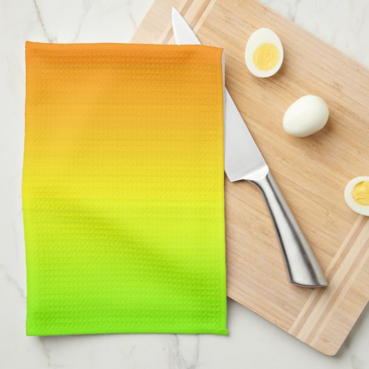 Spectrum van horizontale kleuren -3 theedoek (Quarter Fold)