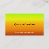 Spectrum van horizontale kleuren -3 visitekaartje (Achterkant)