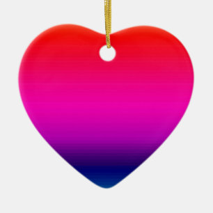 Spectrum van horizontale kleuren - 4 keramisch ornament