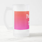 Spectrum van horizontale kleuren - 4 matglas bierpul (Links)