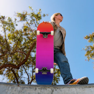 Spectrum van horizontale kleuren - 4 skateboard