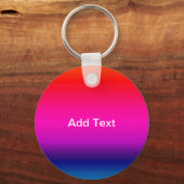 Spectrum van horizontale kleuren - 4 sleutelhanger (Voorkant)