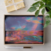 Spectrum van Kleuren Manatee Decoupage Tissuepapier (Geschenk)