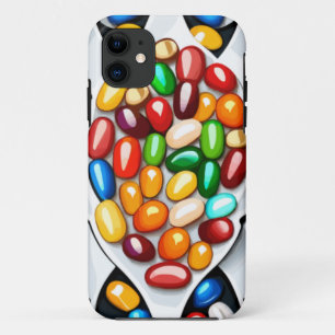 Spectrum van zweet: Jelly Beans in Technicolor iPhone 11 Hoesje