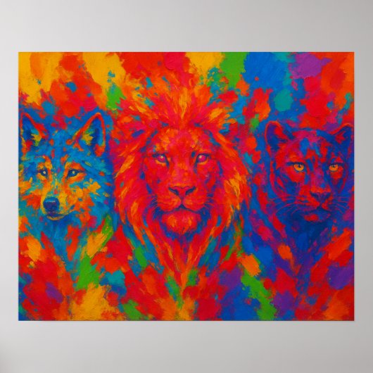 Spectrum Wild Trio Poster (Voorkant)