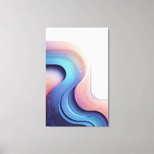 spectrumgolven canvas afdruk