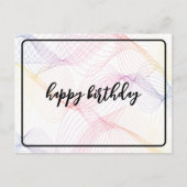 spectrumkleurgolflengtelijnen briefkaart (Voorkant)