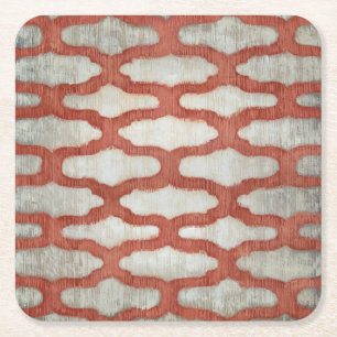 Spectrumsymbool VI Vierkante Kartonnen Onderzetter