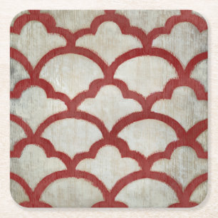 Spectrumsymbool VII Vierkante Kartonnen Onderzetter