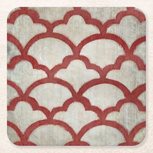 Spectrumsymbool VII Vierkante Kartonnen Onderzetter (Voorkant)