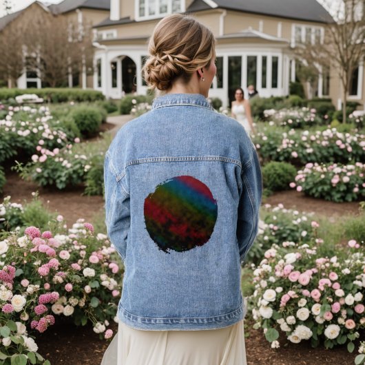 Spectrumverschuiving Denim Jacket (Huwelijk Achterkant)
