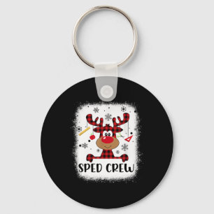 Sped Crew Buffalo Pset Reindeer Santa Hat Sleutelhanger