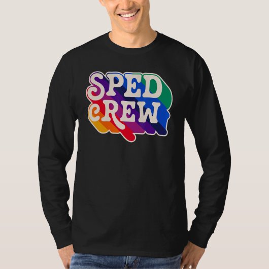 SPED Crew Special Education Teacher Speducator Ret T-shirt (Voorkant)