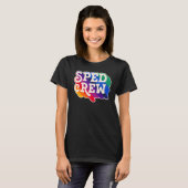 SPED Crew Special Education Teacher Speducator Ret T-shirt (Voorkant volledig)
