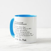 SPED Director Gift Mug with Custom Name (Devant gauche)
