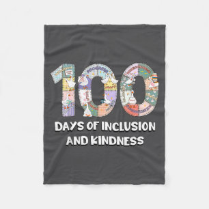 SPED Gek Autisme 100 Dagen School Leraar Gans In Fleece Deken