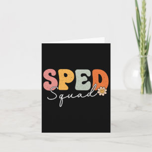 Sped Squad Terug naar School Speciaal Onderwijs 1e Kaart