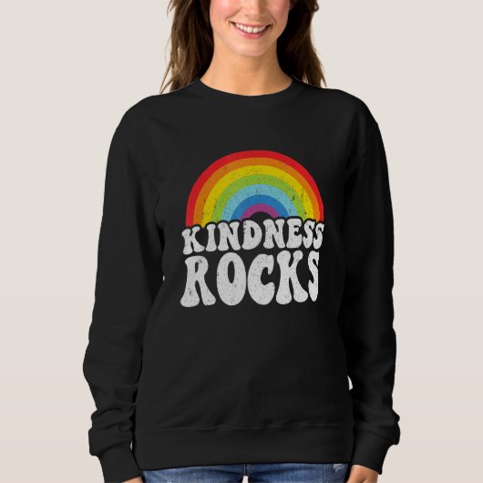 Sped Teacher Anti Bullying Hippie Rainbow Kindness Trui (Voorkant)