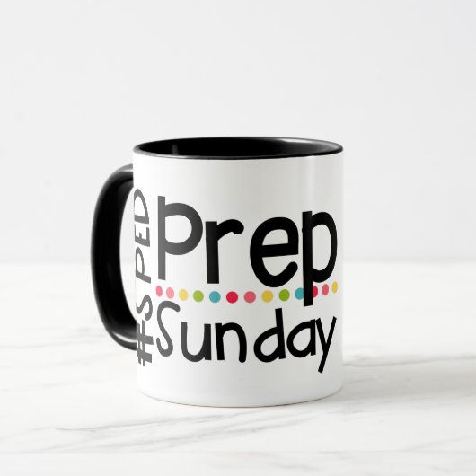 #SPEDPrepSunday Mok (Voorkant links)