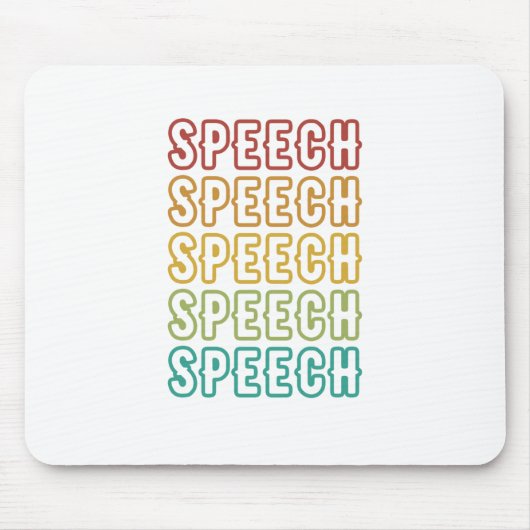 Speech Artwork Muismat (Voorkant)