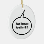 Speech-ballon Keramisch Ornament (Rechts)