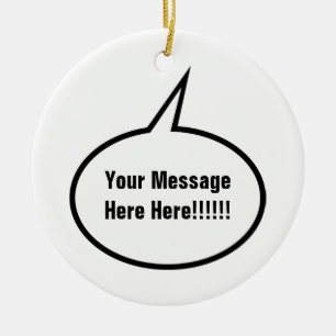 Speech-ballon Keramisch Ornament