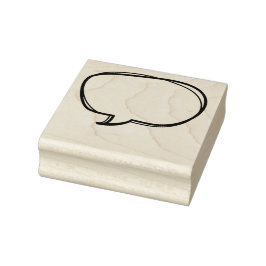 Speech Bubble Custom Teacher Stamp Rubberstempel