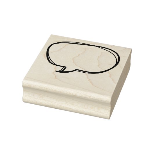 Speech Bubble Custom Teacher Stamp Rubberstempel (Stempel)