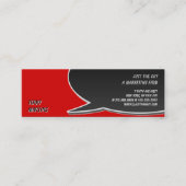 Speech Bubble-kaart Mini Visitekaartje (Voorkant)