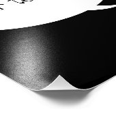 Speech Bubble - Uw aangepaste tekst Foto Afdruk (Hoek)