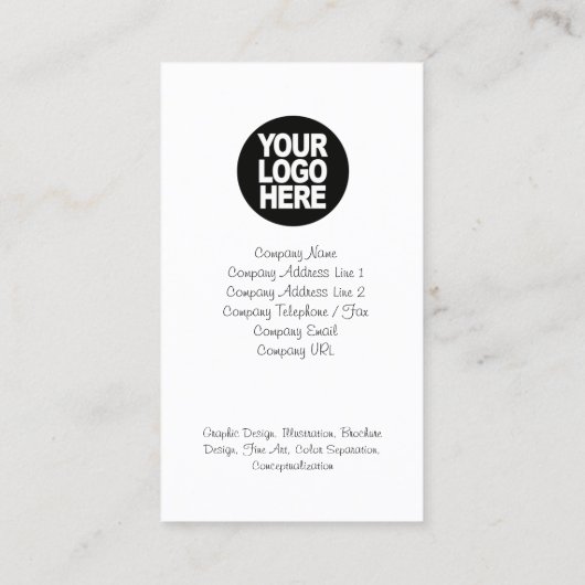 Speech Bubbles Pastel Visitekaartje (Achterkant)