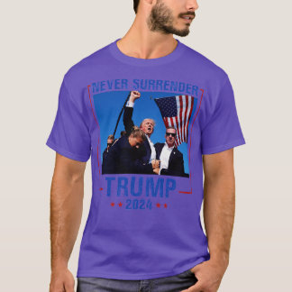 Speech Fist in de lucht Pennsylvania 2024 Nooit Su T-shirt