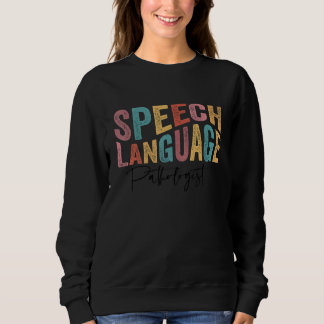 Speech Language Pathologist Groovy Wavy Speech Trui
