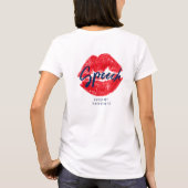 Speech Language Pathologist Kiss T-shirt (Achterkant)