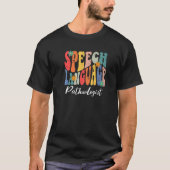 Speech Language Pathologist SLP Speech Therapy Pat T-shirt (Voorkant)