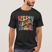 Speech Language Pathologist SLP Speech Therapy Pat T-shirt (Voorkant)