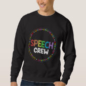 Speech Language Pathologist Therapy Groovy Speech  Trui (Voorkant)