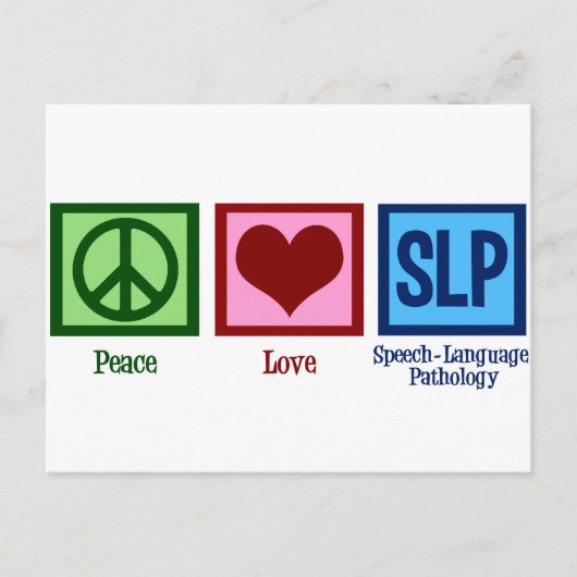 Speech Language Pathology Briefkaart (Voorkant)