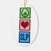 Speech Language Pathology Keramisch Ornament (Links)