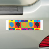 Speech Language Pathology Pop Art Bumpersticker (Op auto)
