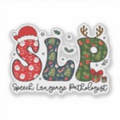 Speech Language Pathology Sticker (Voorkant)