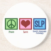 Speech Language Pathology Zandsteen Onderzetter (Voorkant)