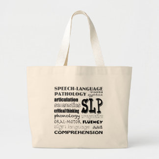 Speech Language Patholoog Grote Tote Bag