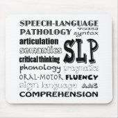 Speech Language Patholoog Muismat (Voorkant)