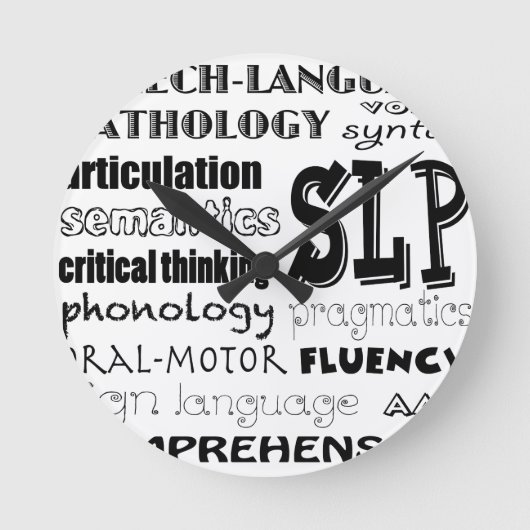 Speech Language Patholoog Ronde Klok (Voorkant)