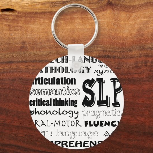 Speech Language Patholoog Sleutelhanger (Voorkant)