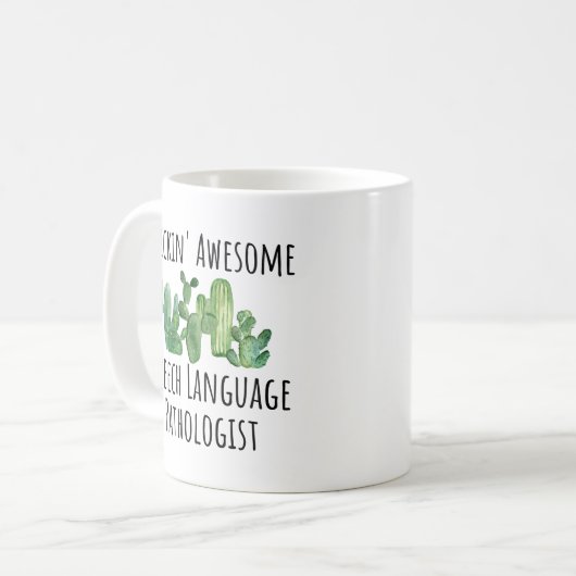 Speech Language Patholoog SLP Coffee Mok (Voorkant links)